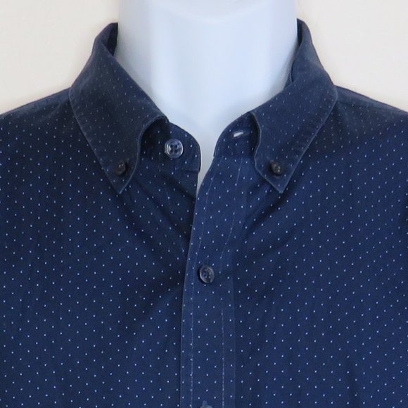 Club Room* Men's Short Sleeve Button Down Curved Hem Chest Pocket Shirt~Size XXL - Picture 10 of 10